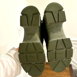 Ganni rubber ankle boots